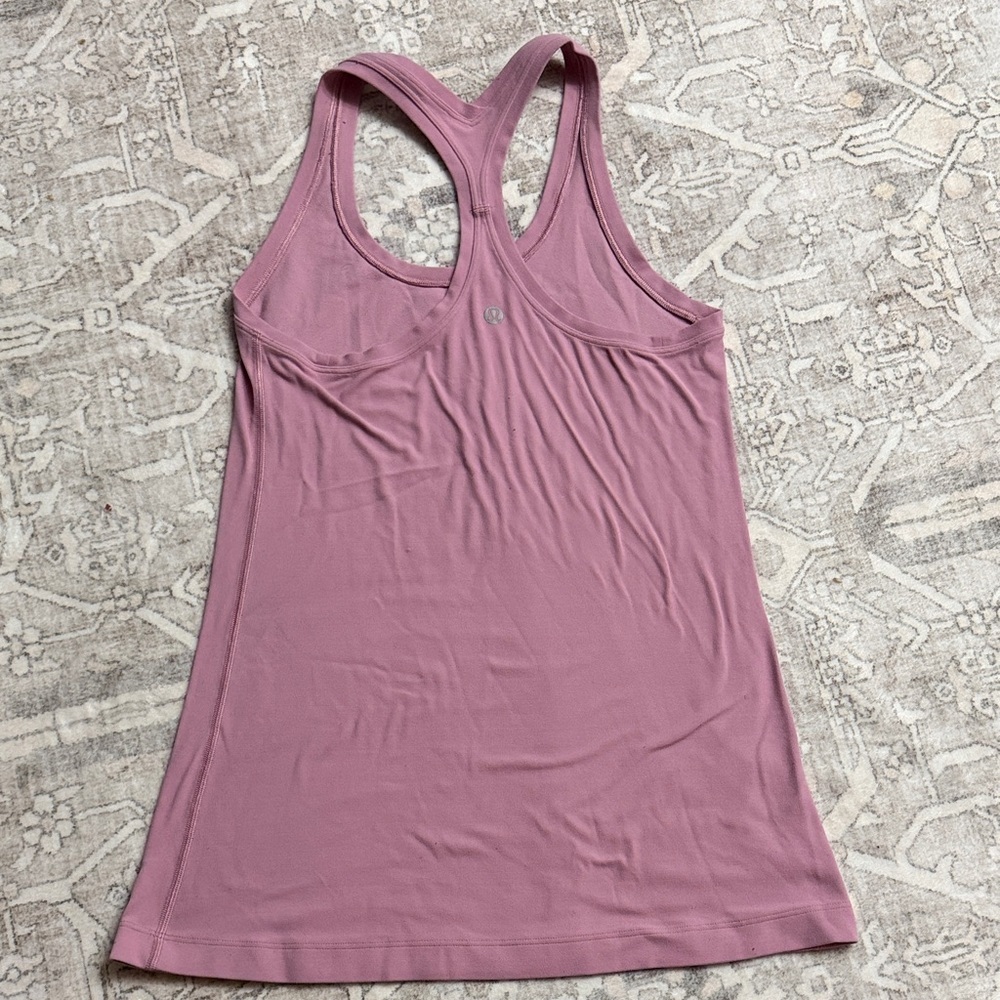 Lululemon Women's Pink Racerback Tank Top Size S - Picture 2 of 5